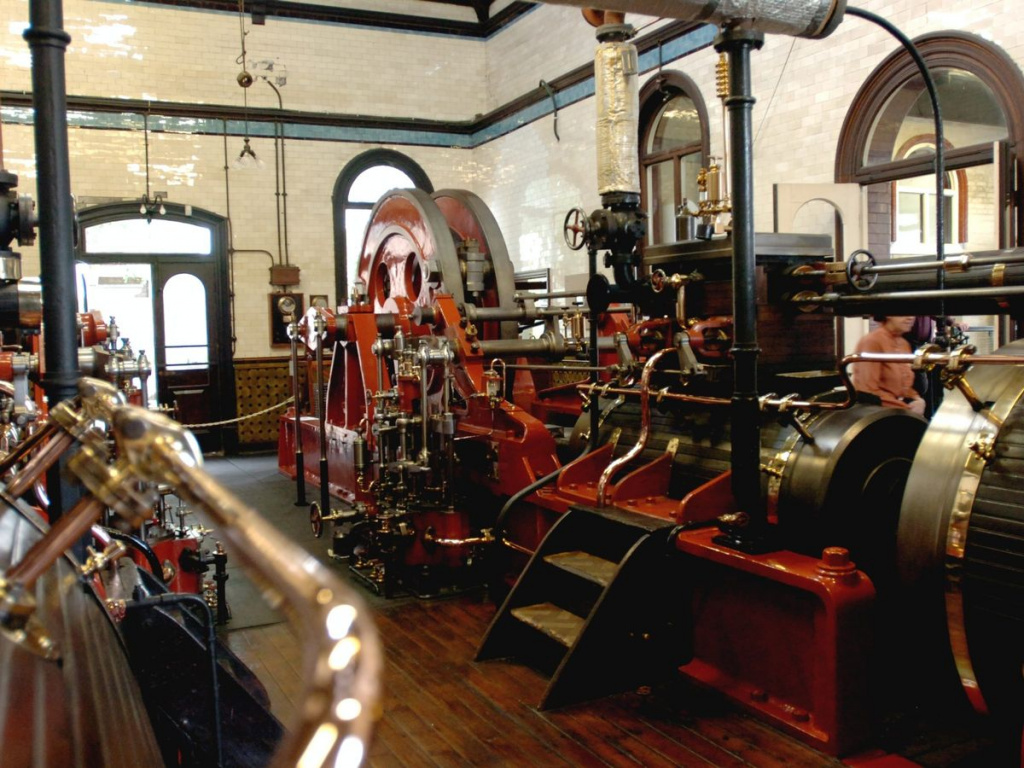 Викторианская насосная станция 1894 года. Техника. Насосы.